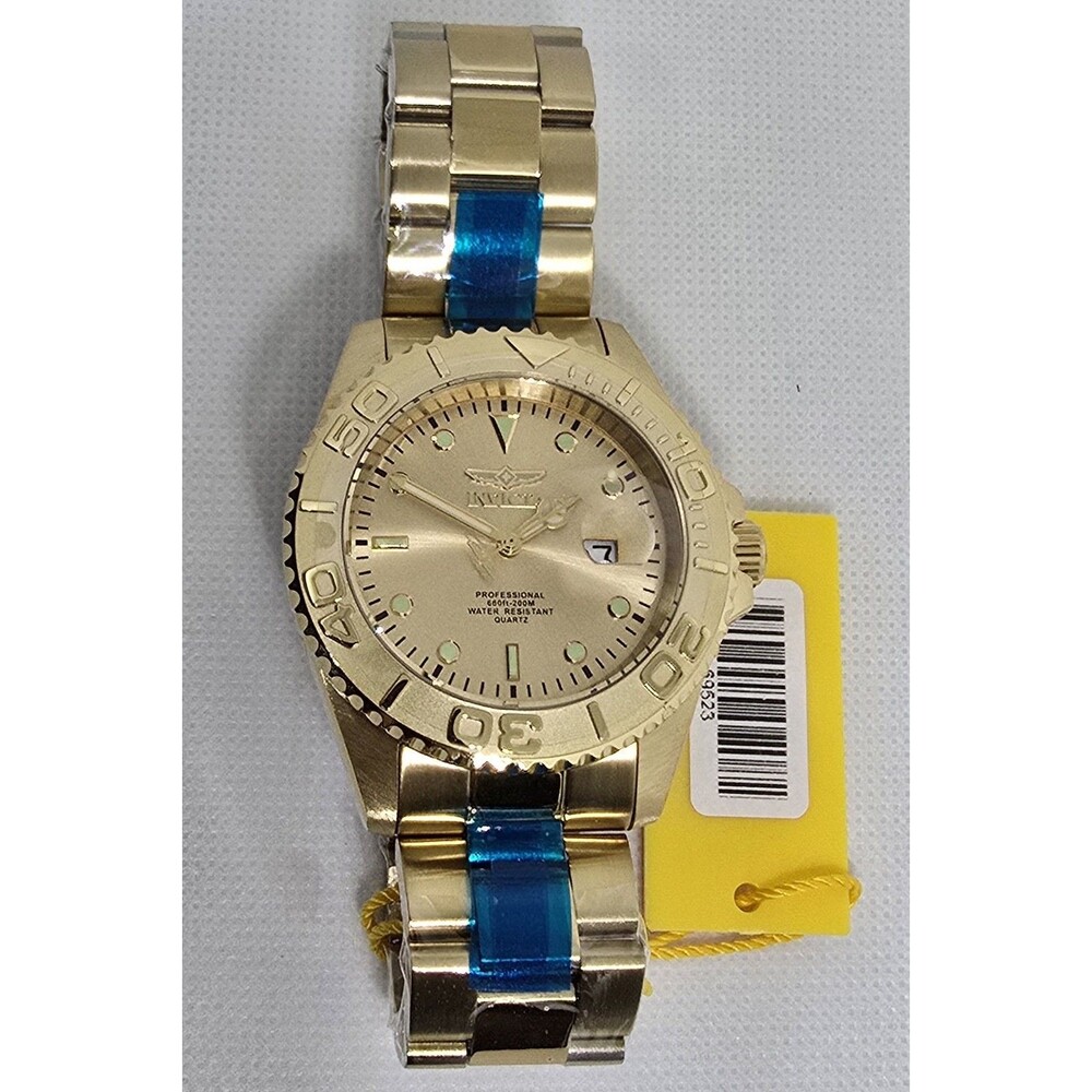 Invicta Pro Diver Aureus Men's Watch 43mm All Gold Tone 69523 New - Picture 3 of 5